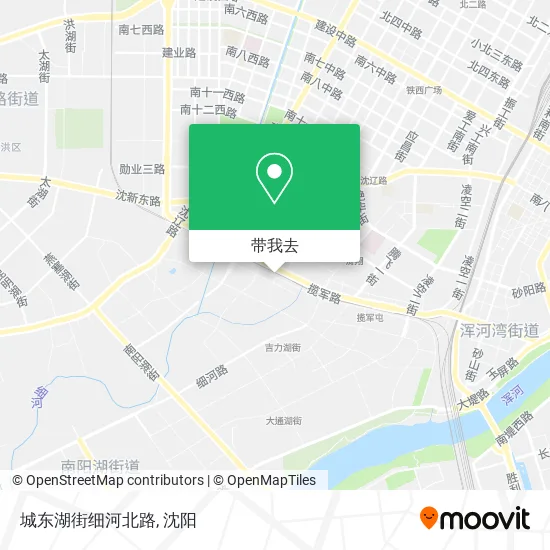城东湖街细河北路地图