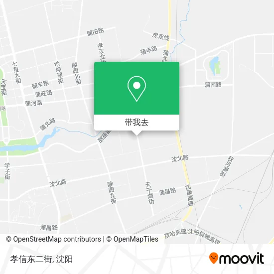 孝信东二街地图