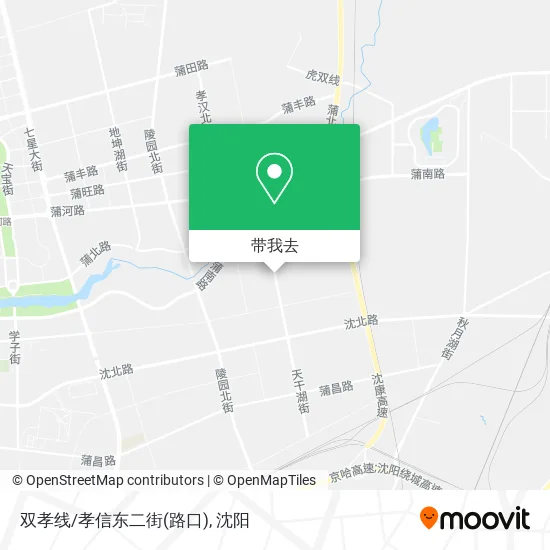双孝线/孝信东二街(路口)地图