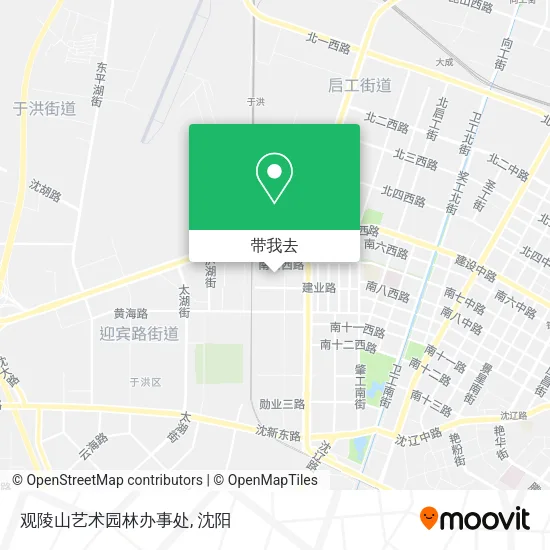 观陵山艺术园林办事处地图