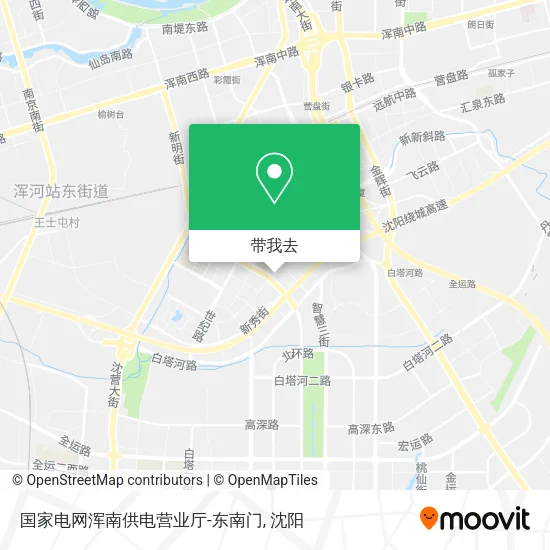国家电网浑南供电营业厅-东南门地图