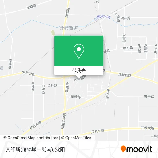真维斯(俪锦城一期南)地图