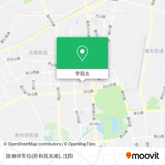 路侧停车位(府和苑东南)地图