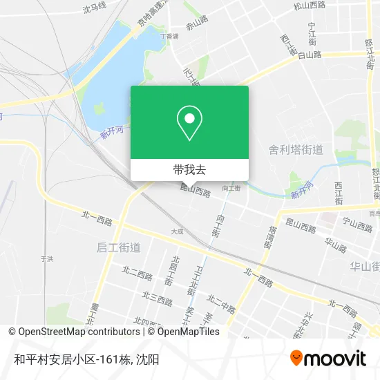 和平村安居小区-161栋地图