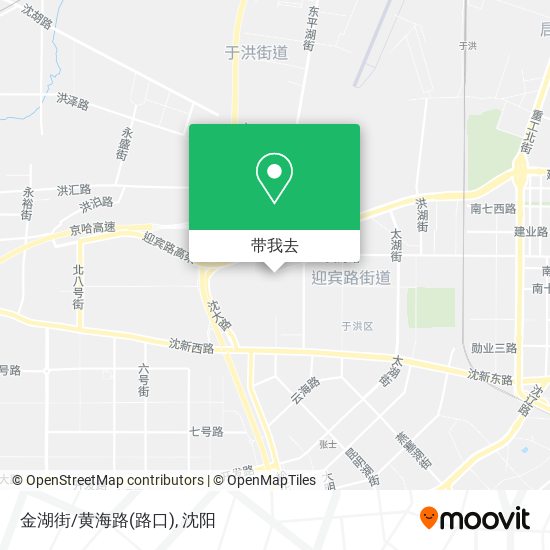 金湖街/黄海路(路口)地图