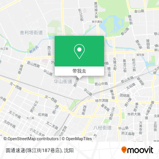 圆通速递(珠江街187巷店)地图