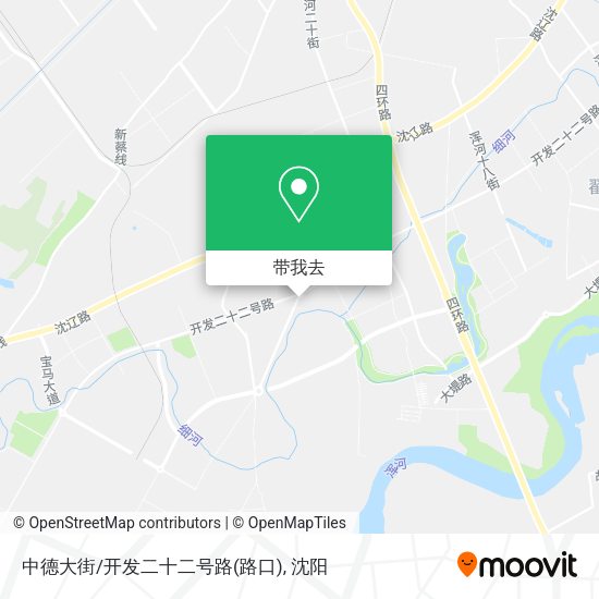 中德大街/开发二十二号路(路口)地图