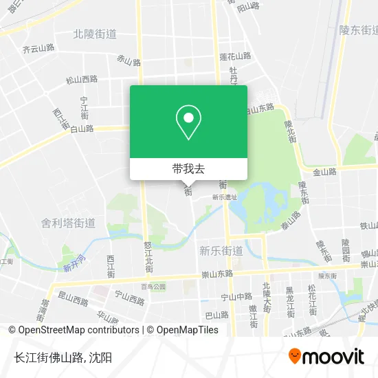 长江街佛山路地图