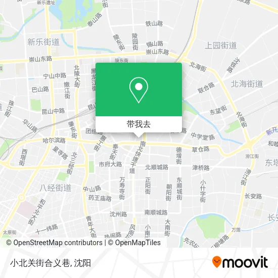 小北关街合义巷地图