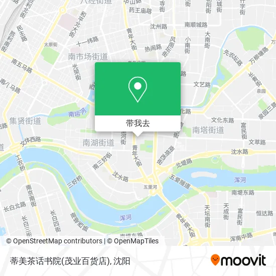 蒂美茶话书院(茂业百货店)地图