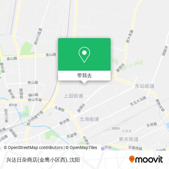 兴达日杂商店(金鹰小区西)地图