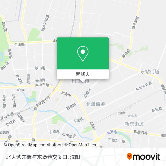 北大营东街与东堡巷交叉口地图