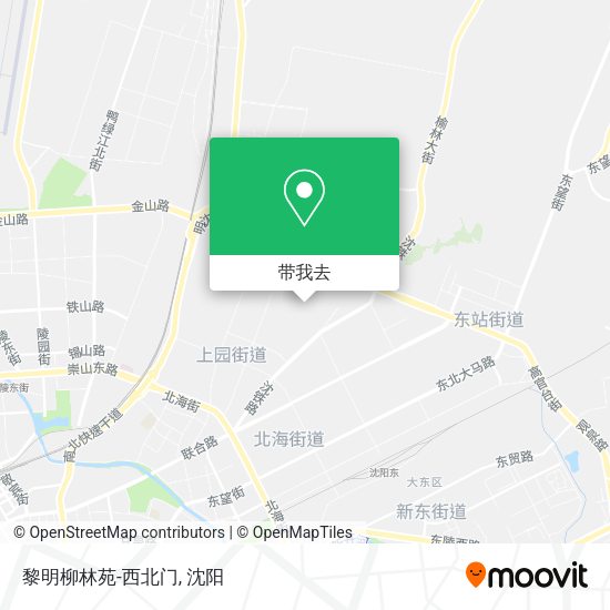 黎明柳林苑-西北门地图