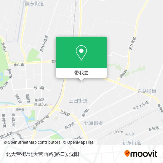北大营街/北大营西路(路口)地图
