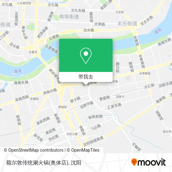 额尔敦传统涮火锅(奥体店)地图