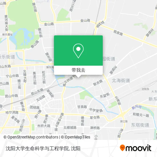 沈阳大学生命科学与工程学院地图