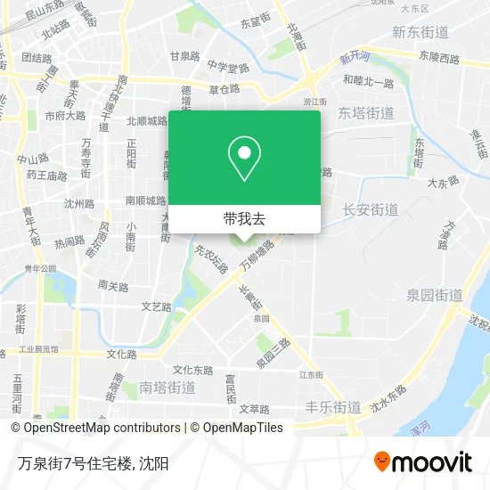 万泉街7号住宅楼地图