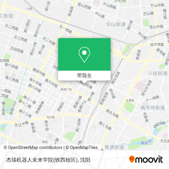杰瑞机器人未来学院(铁西校区)地图
