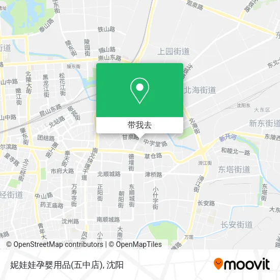 妮娃娃孕婴用品(五中店)地图