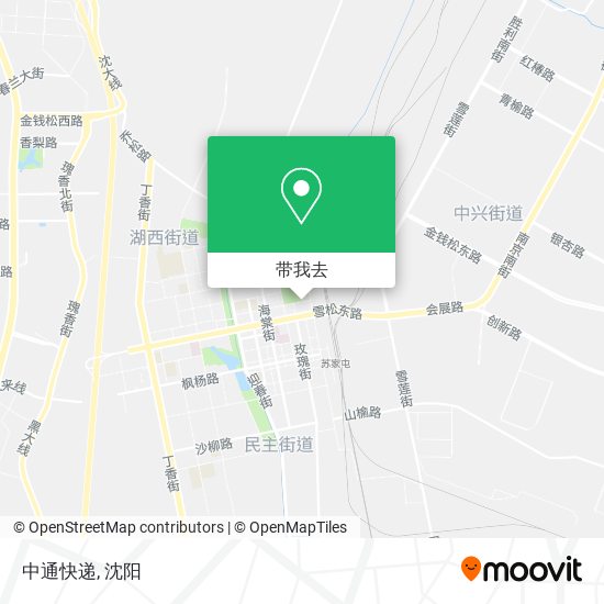 中通快递地图