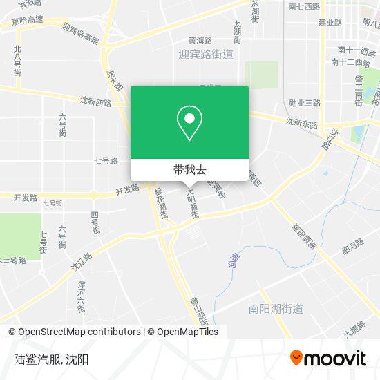 陆鲨汽服地图
