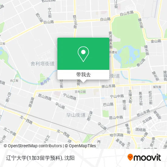 辽宁大学(1加3留学预科)地图