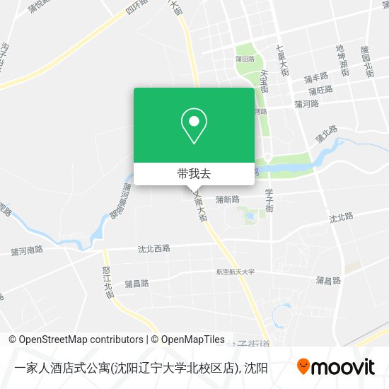 一家人酒店式公寓(沈阳辽宁大学北校区店)地图