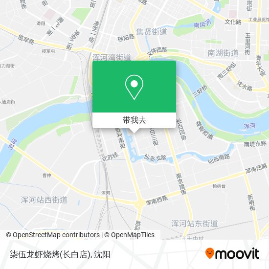 柒伍龙虾烧烤(长白店)地图