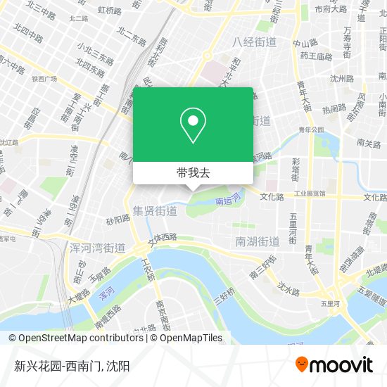 新兴花园-西南门地图