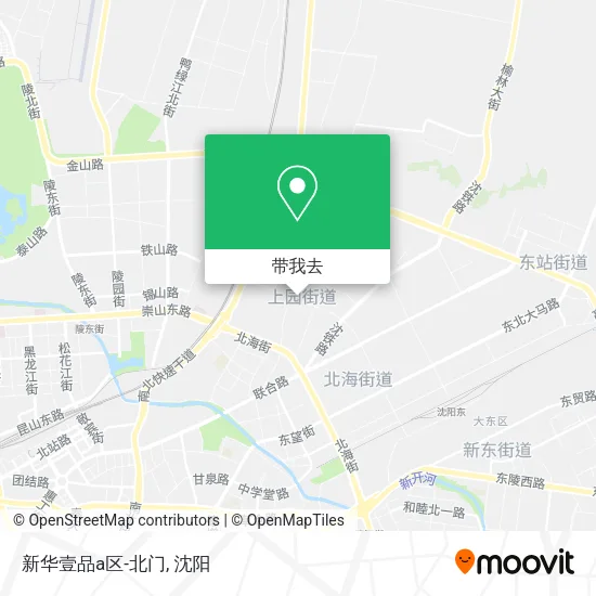 新华壹品a区-北门地图