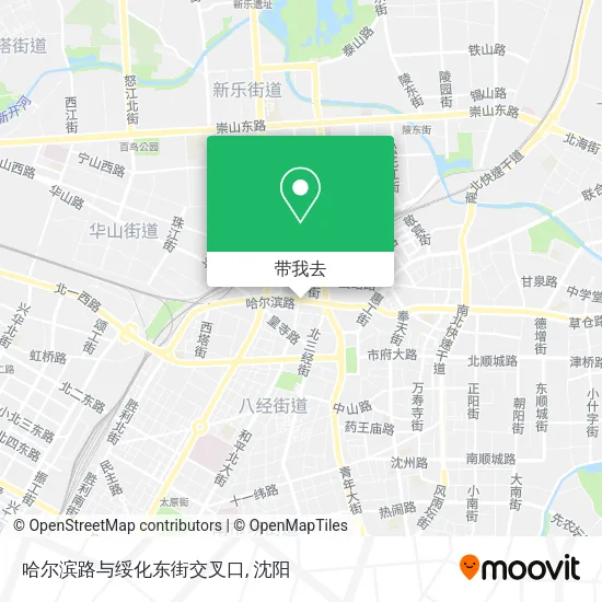 哈尔滨路与绥化东街交叉口地图