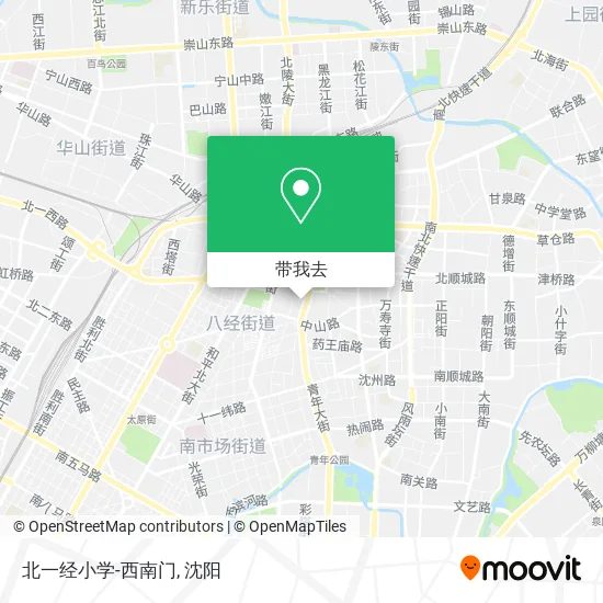北一经小学-西南门地图