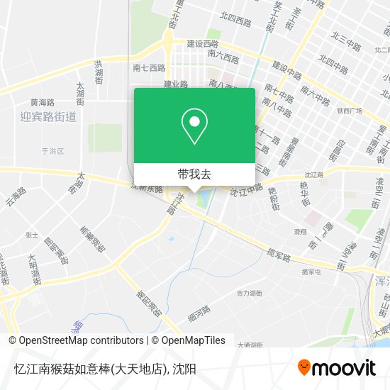 忆江南猴菇如意棒(大天地店)地图