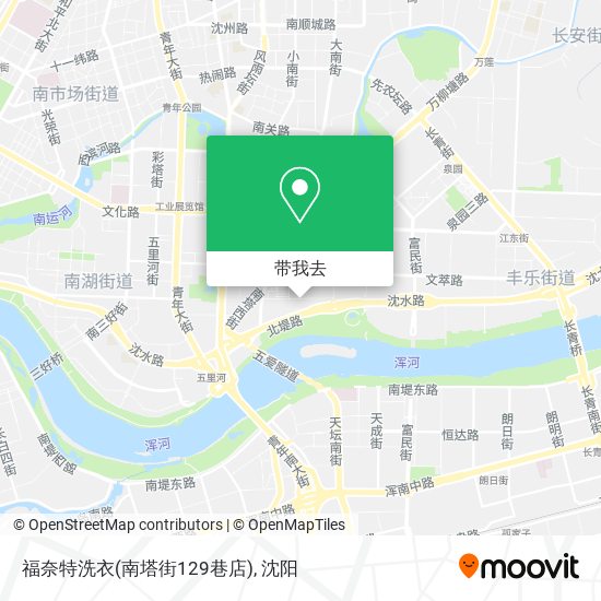 福奈特洗衣(南塔街129巷店)地图