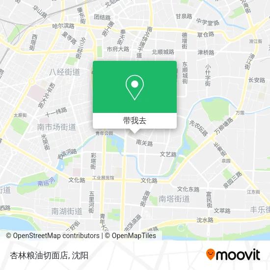 杏林粮油切面店地图