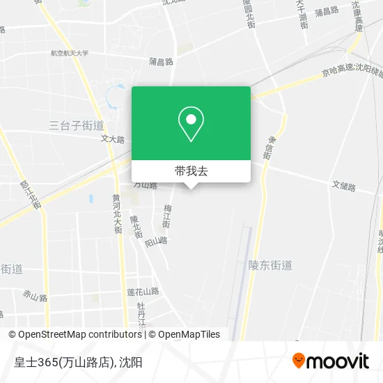 皇士365(万山路店)地图
