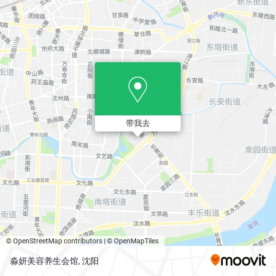 淼妍美容养生会馆地图