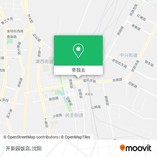 开新园饭店地图