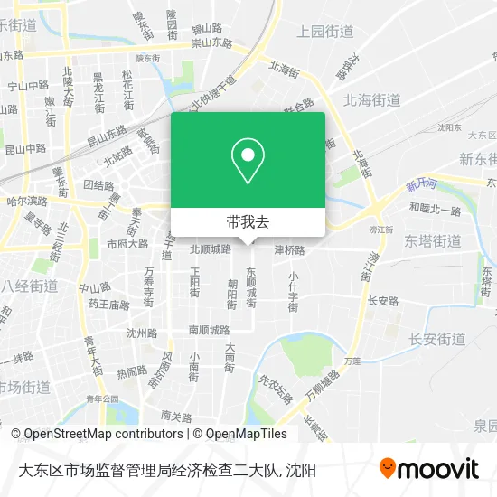 大东区市场监督管理局经济检查二大队地图