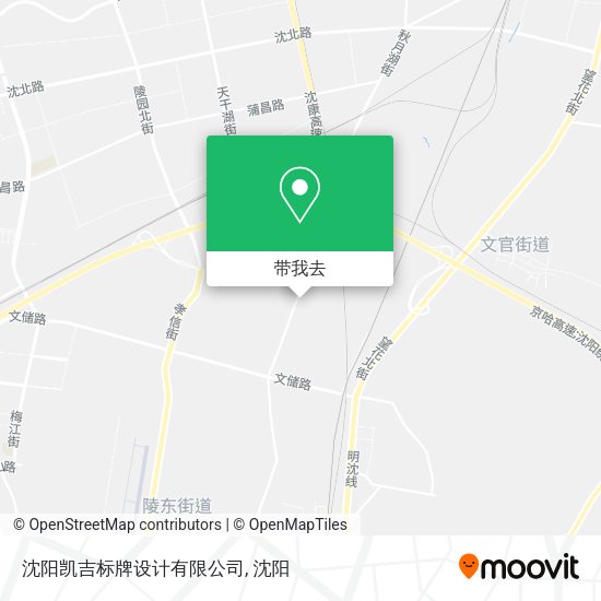 沈阳凯吉标牌设计有限公司地图