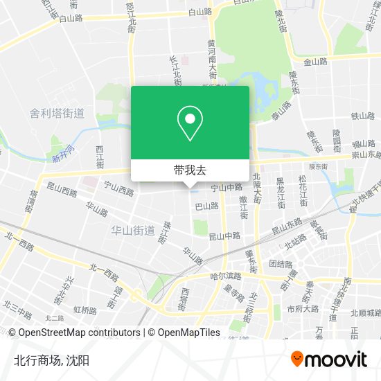 北行商场地图