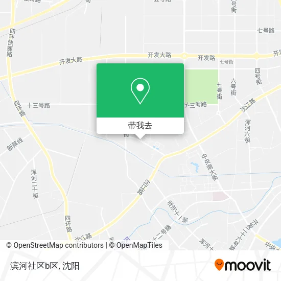 滨河社区b区地图