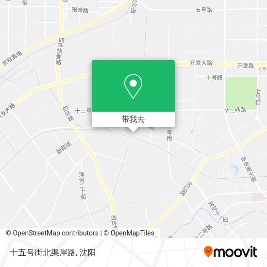 十五号街北渠岸路地图