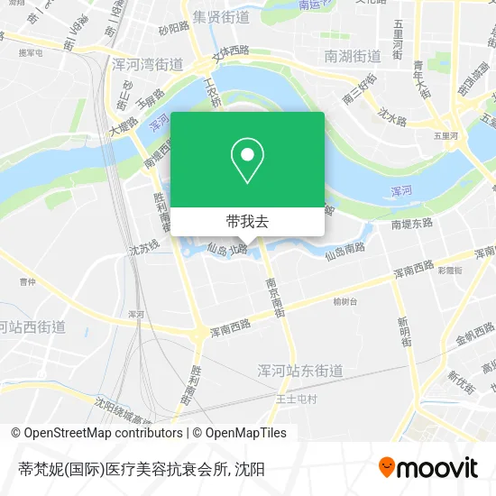 蒂梵妮(国际)医疗美容抗衰会所地图