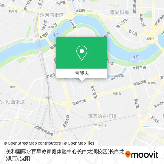 美和国际水育早教家庭体验中心长白龙湖校区(长白龙湖店)地图