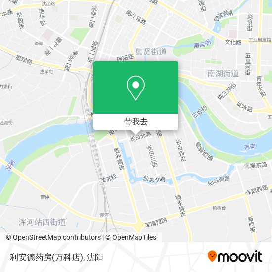 利安德药房(万科店)地图