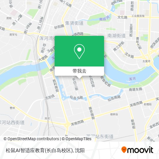 松鼠AI智适应教育(长白岛校区)地图