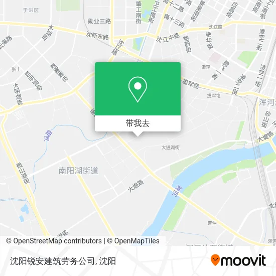 沈阳锐安建筑劳务公司地图