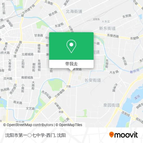 沈阳市第一〇七中学-西门地图