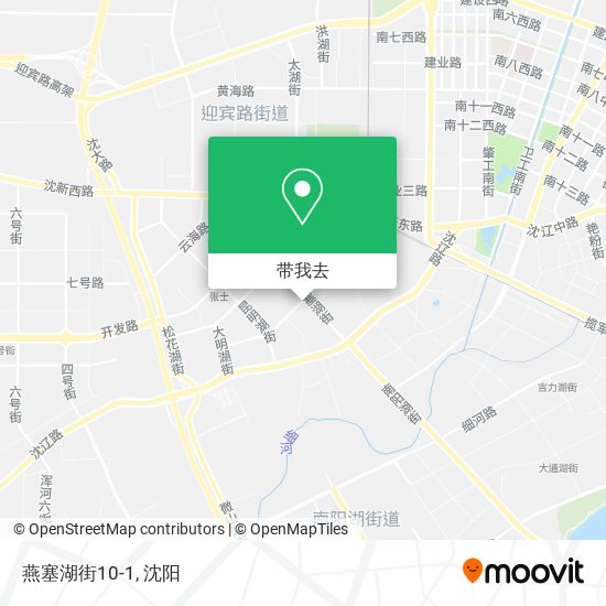燕塞湖街10-1地图